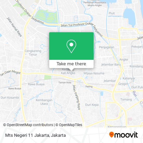Mts Negeri 11 Jakarta map