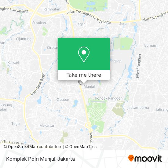 Komplek Polri Munjul map