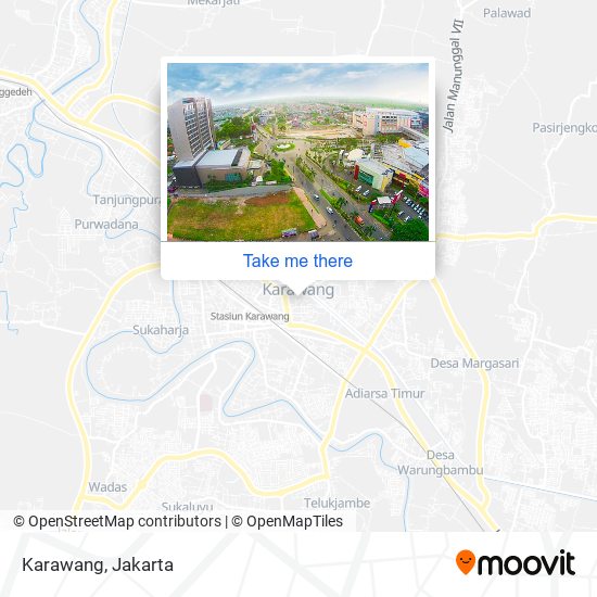 Karawang map