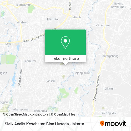 SMK Analis Kesehatan Bina Husada map