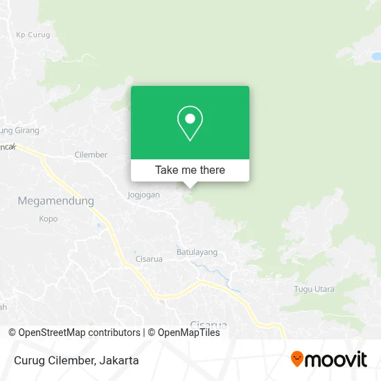 Curug Cilember map