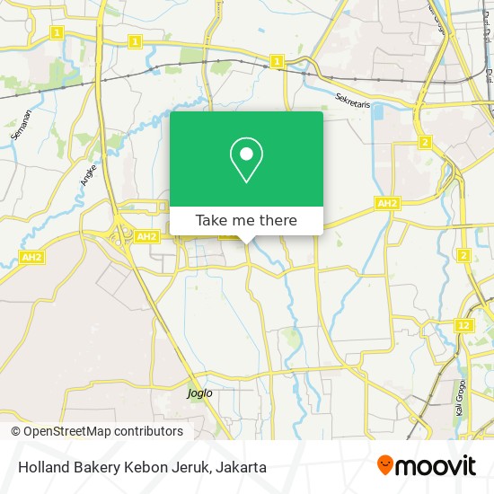 Holland Bakery Kebon Jeruk map