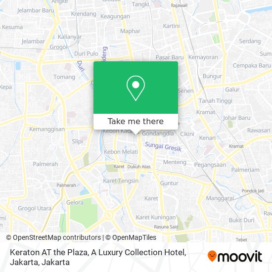 Keraton AT the Plaza, A Luxury Collection Hotel, Jakarta map