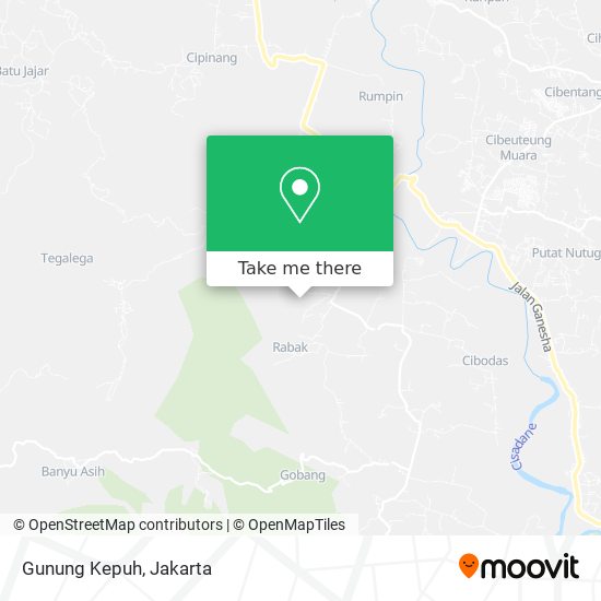 Gunung Kepuh map