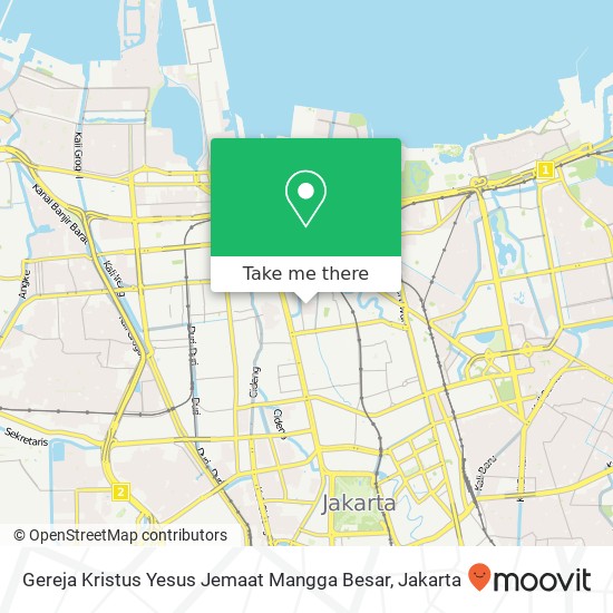 Gereja Kristus Yesus Jemaat Mangga Besar map