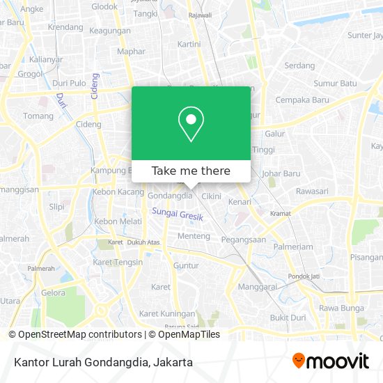 Kantor Lurah Gondangdia map