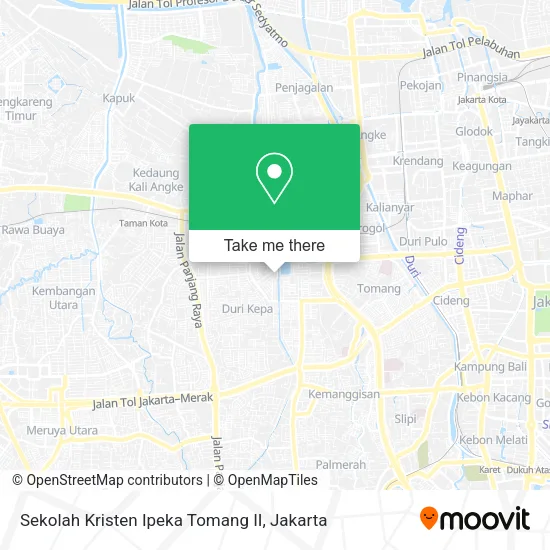 Sekolah Kristen Ipeka Tomang II map