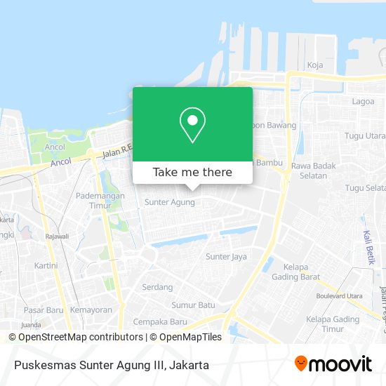 Puskesmas Sunter Agung III map