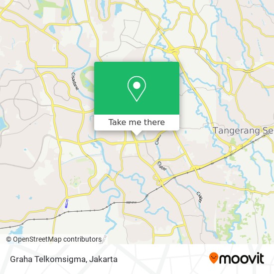 Graha Telkomsigma map