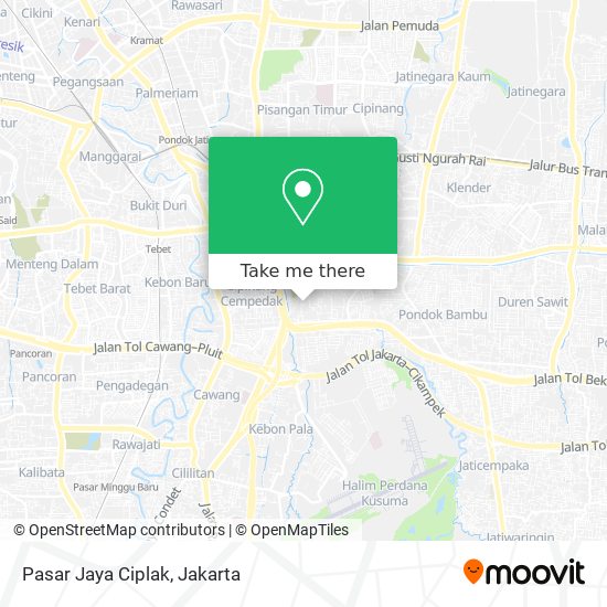 Pasar Jaya Ciplak map