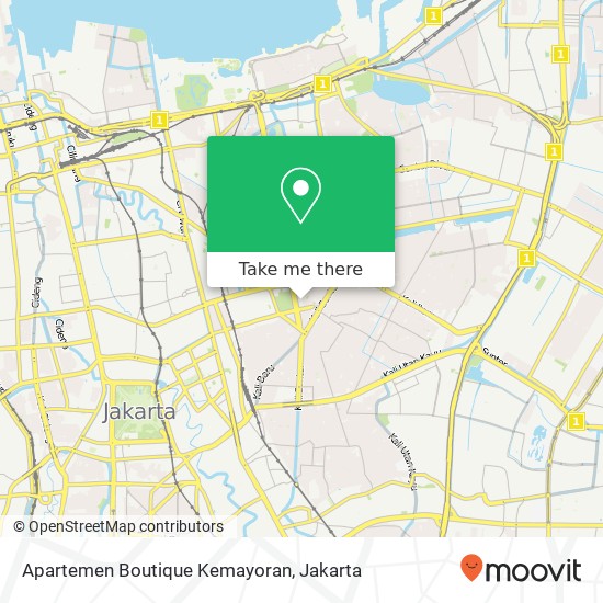 Apartemen Boutique Kemayoran map