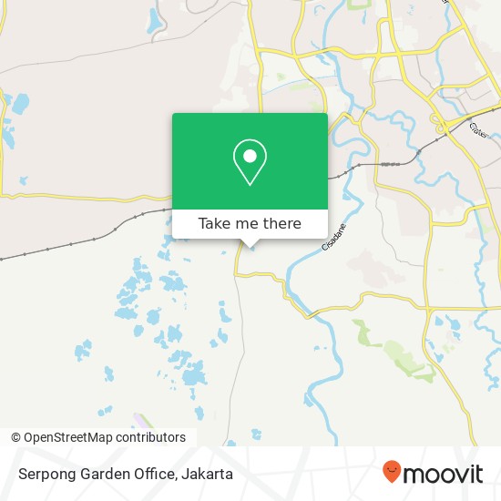 Serpong Garden Office map