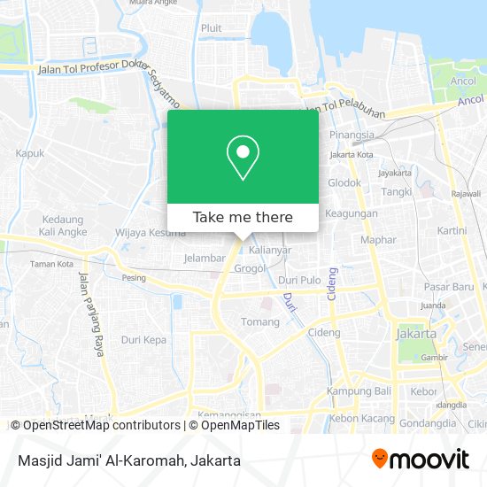 Masjid Jami' Al-Karomah map