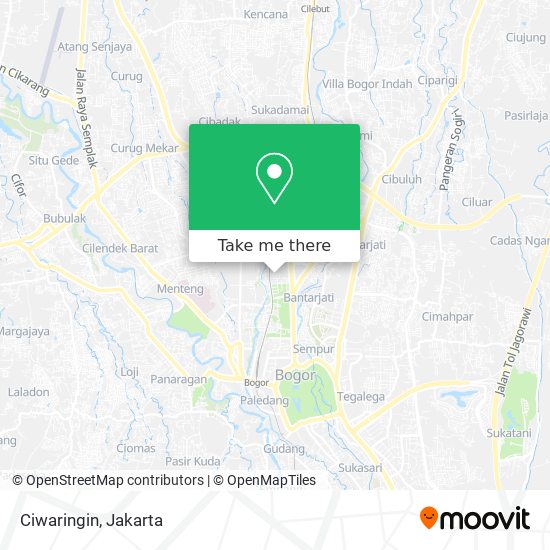 Ciwaringin map