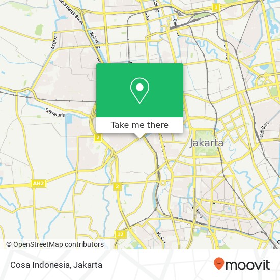 Cosa Indonesia map