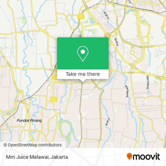 Mm Juice Melawai map