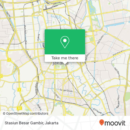 Stasiun Besar Gambir map