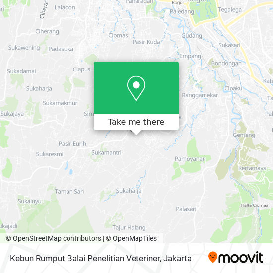 Kebun Rumput Balai Penelitian Veteriner map