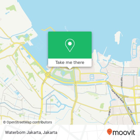 Waterbom Jakarta map
