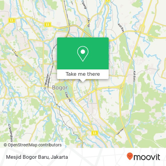 Mesjid Bogor Baru map