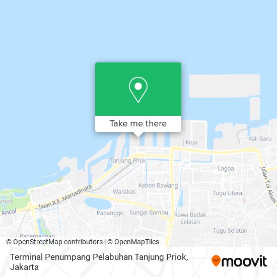 Terminal Penumpang Pelabuhan Tanjung Priok map