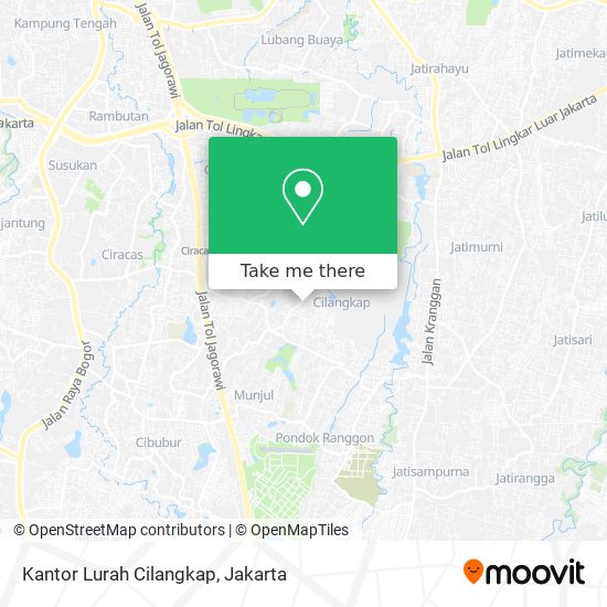 Kantor Lurah Cilangkap map