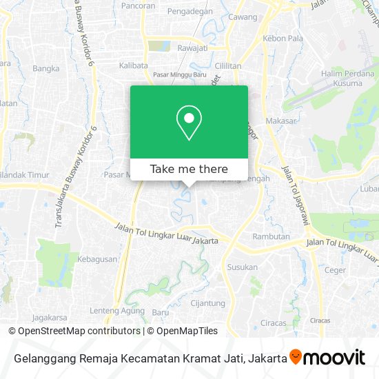 Gelanggang Remaja Kecamatan Kramat Jati map