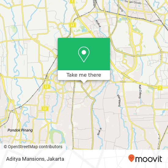 Aditya Mansions map
