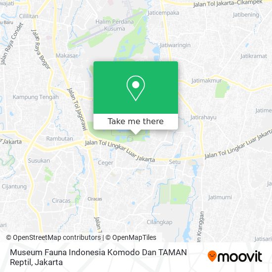 Museum Fauna Indonesia Komodo Dan TAMAN Reptil map