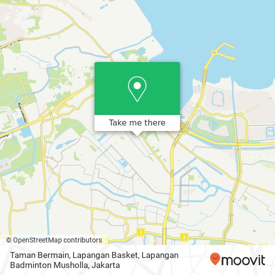 Taman Bermain, Lapangan Basket, Lapangan Badminton Musholla map