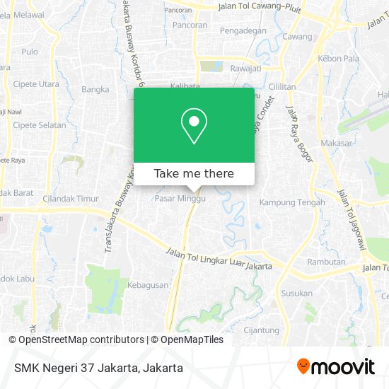 SMK Negeri 37 Jakarta map
