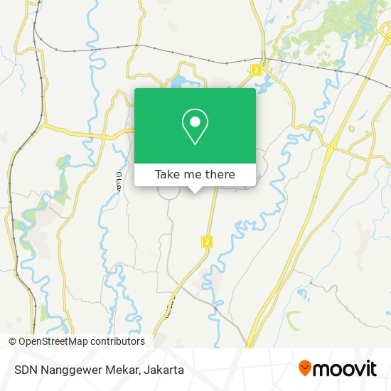 SDN Nanggewer Mekar map