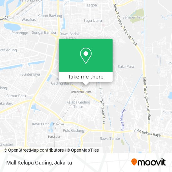 Mall Kelapa Gading map
