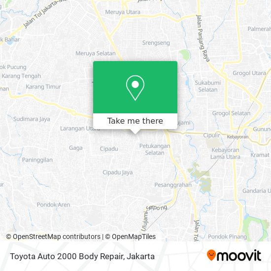 Toyota Auto 2000 Body Repair map
