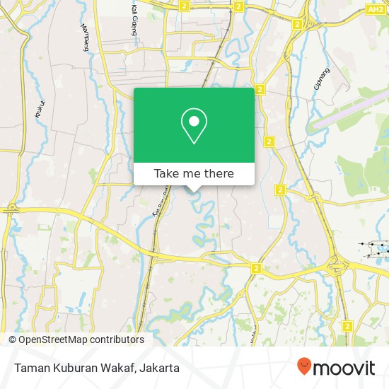 Taman Kuburan Wakaf map