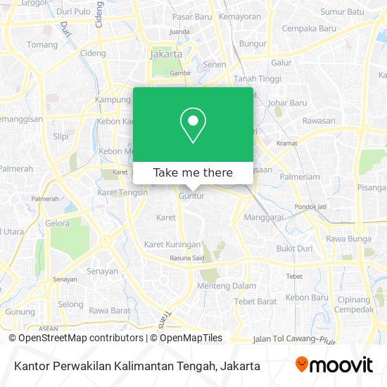 Kantor Perwakilan Kalimantan Tengah map