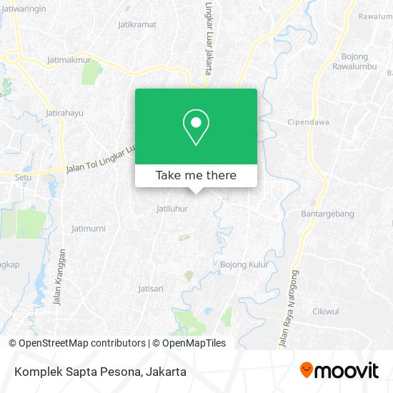 Komplek Sapta Pesona map