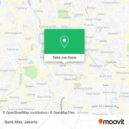 Bank Mas map