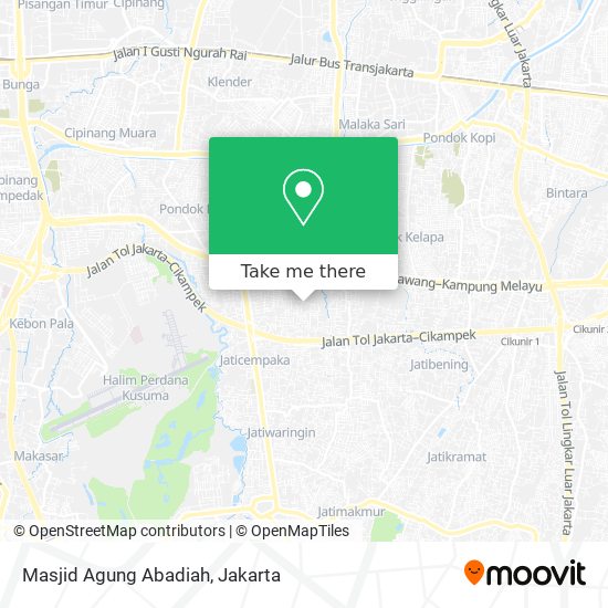 Masjid Agung Abadiah map