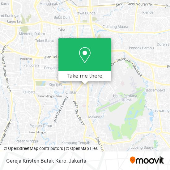 Gereja Kristen Batak Karo map