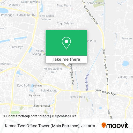 Kirana Two Office Tower (Main Entrance) map