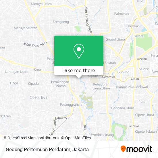 Gedung Pertemuan Perdatam map