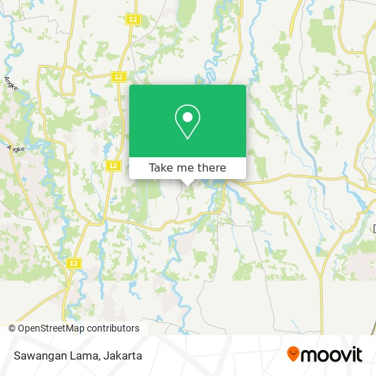 Sawangan Lama map