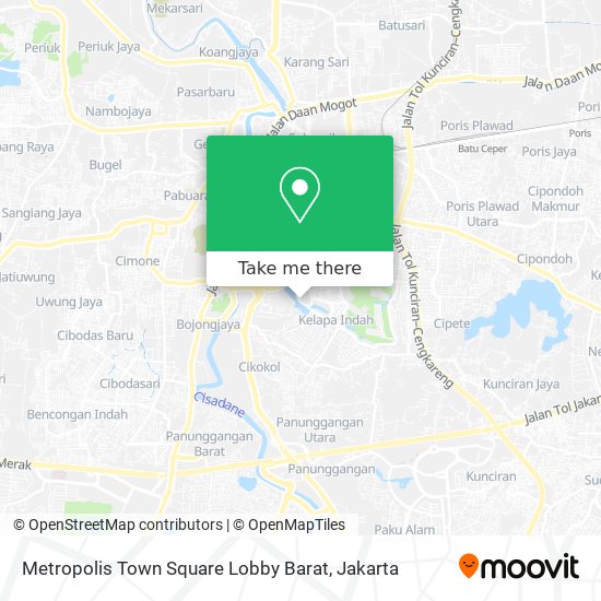 Metropolis Town Square Lobby Barat map
