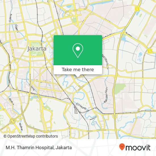 M.H. Thamrin Hospital map