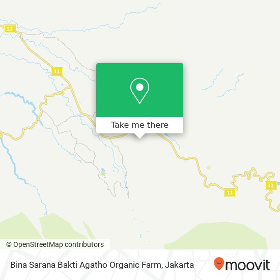 Bina Sarana Bakti Agatho Organic Farm map