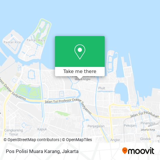 Pos Polisi Muara Karang map