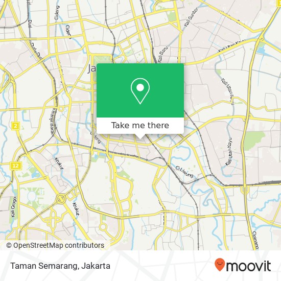 Taman Semarang map