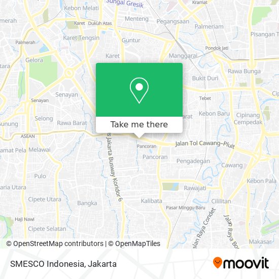 SMESCO Indonesia map