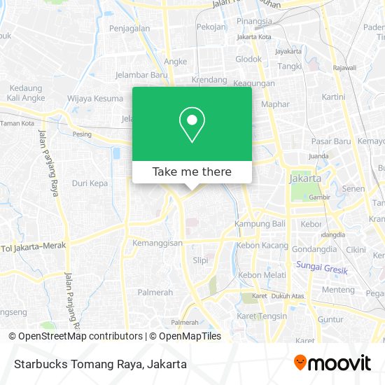 Starbucks Tomang Raya map